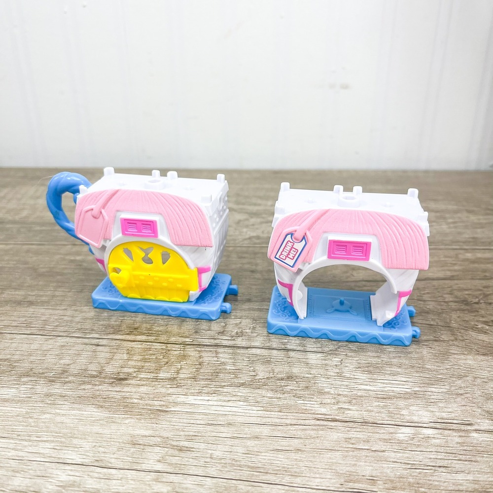 Moose Toys Shopkins Happy Places Disney Alice in Wonderland Tea Cup Lot of 2